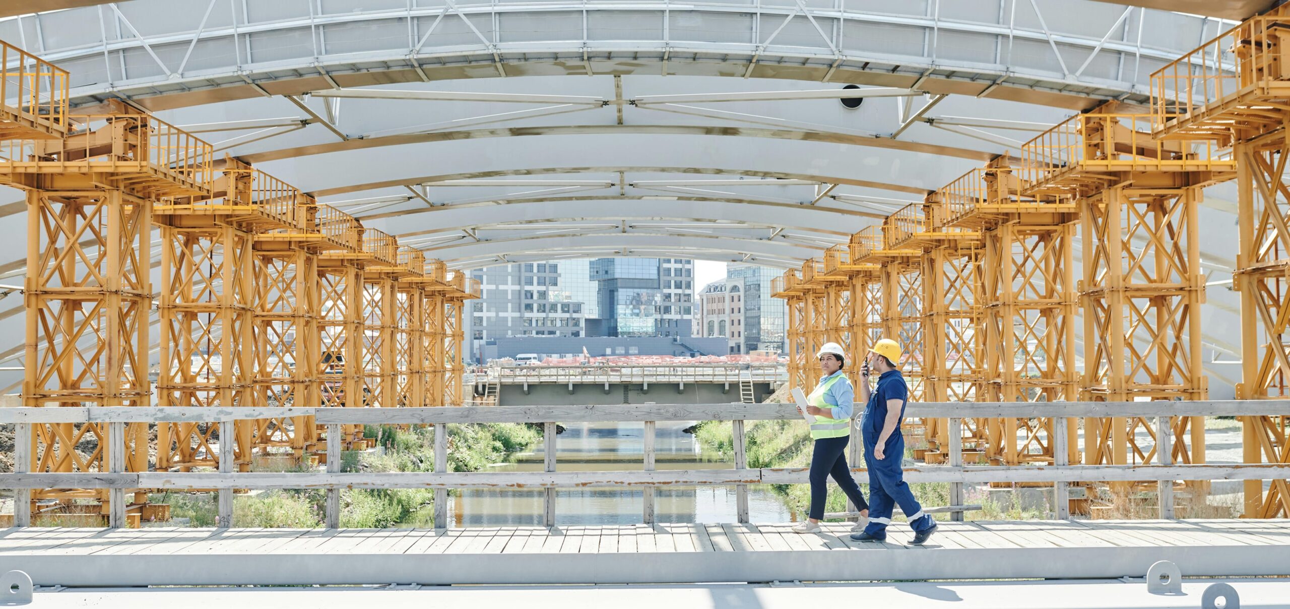 Fletcher Project Managers working on site