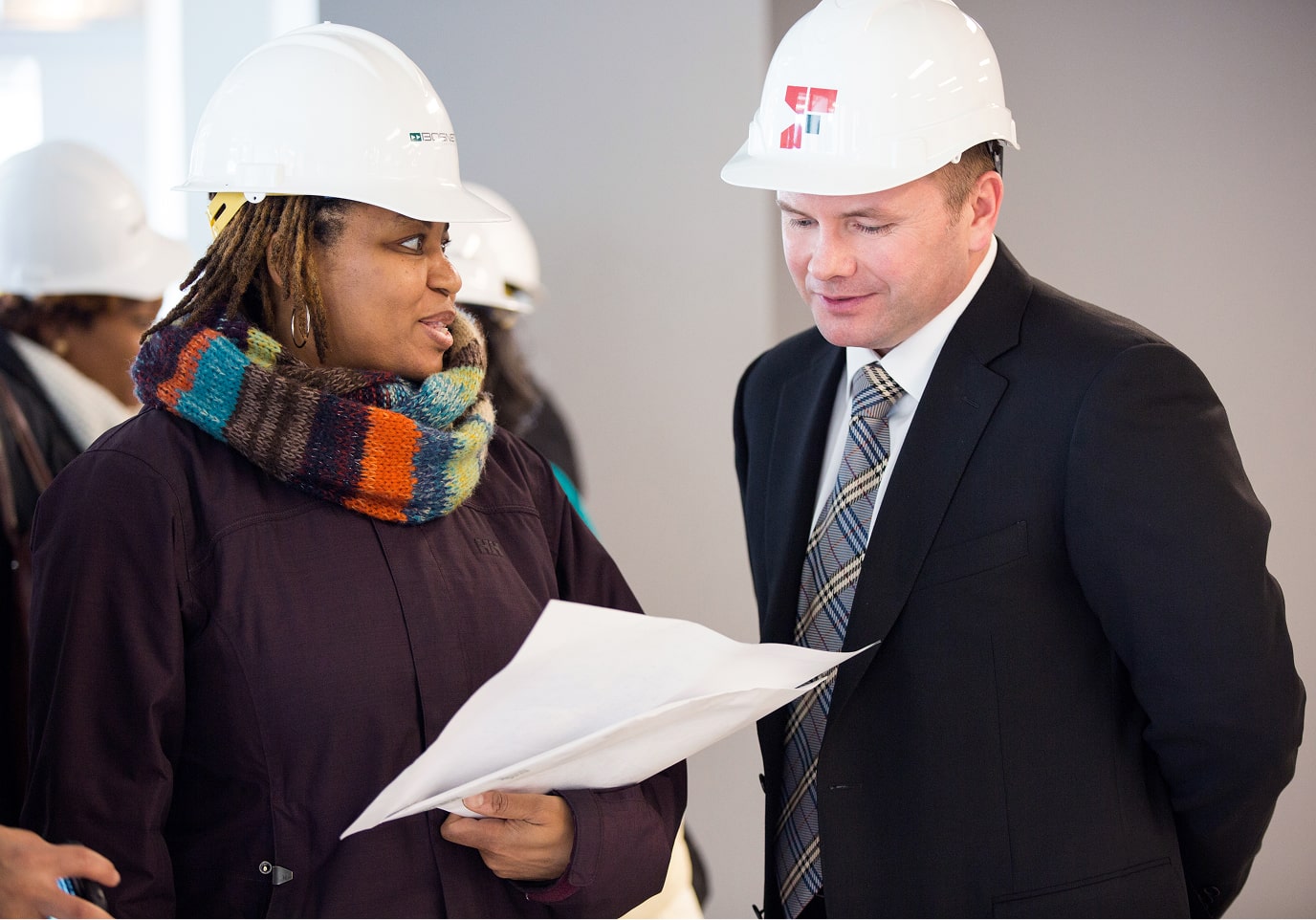 Fletcher Consulting Working in hard hats