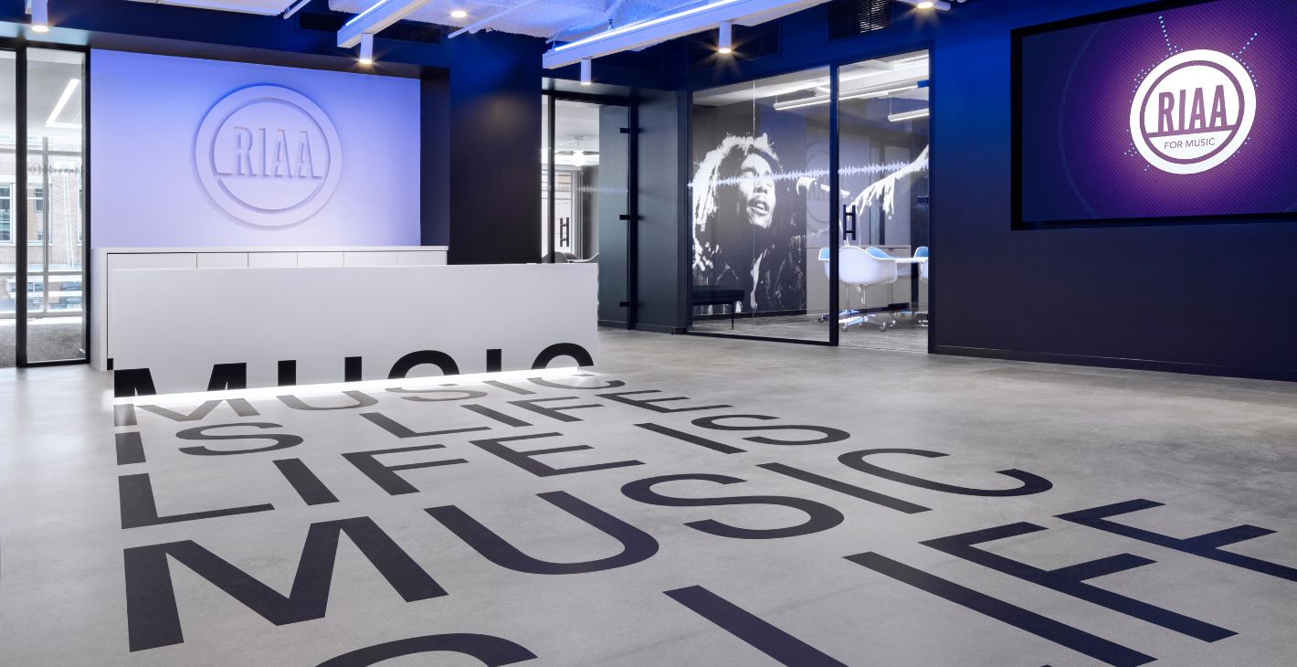 Fletcher Consulting Project Recording Industry of America reception