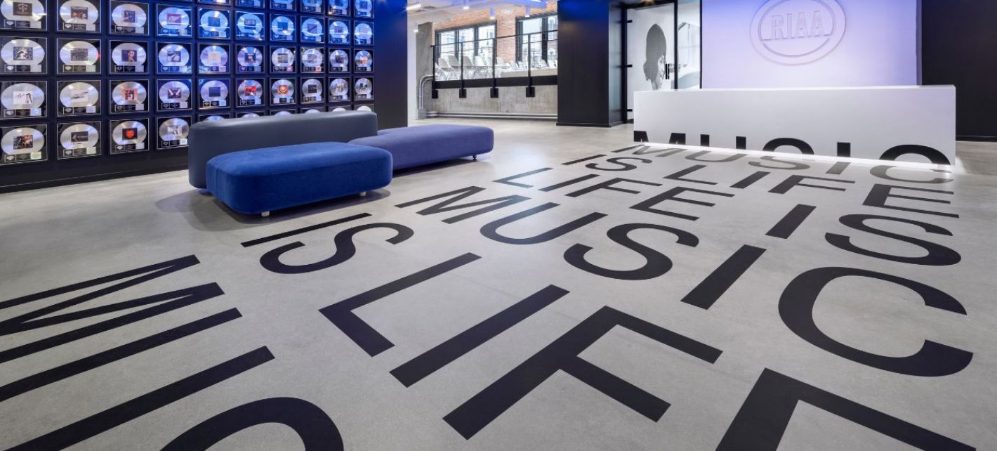 Fletcher Consulting Project Recording Industry Association of America Office Interiors