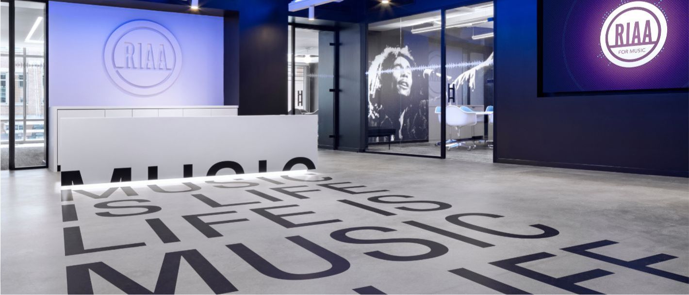 Fletcher Consulting Project Recording Industry Association of America Office Interiors