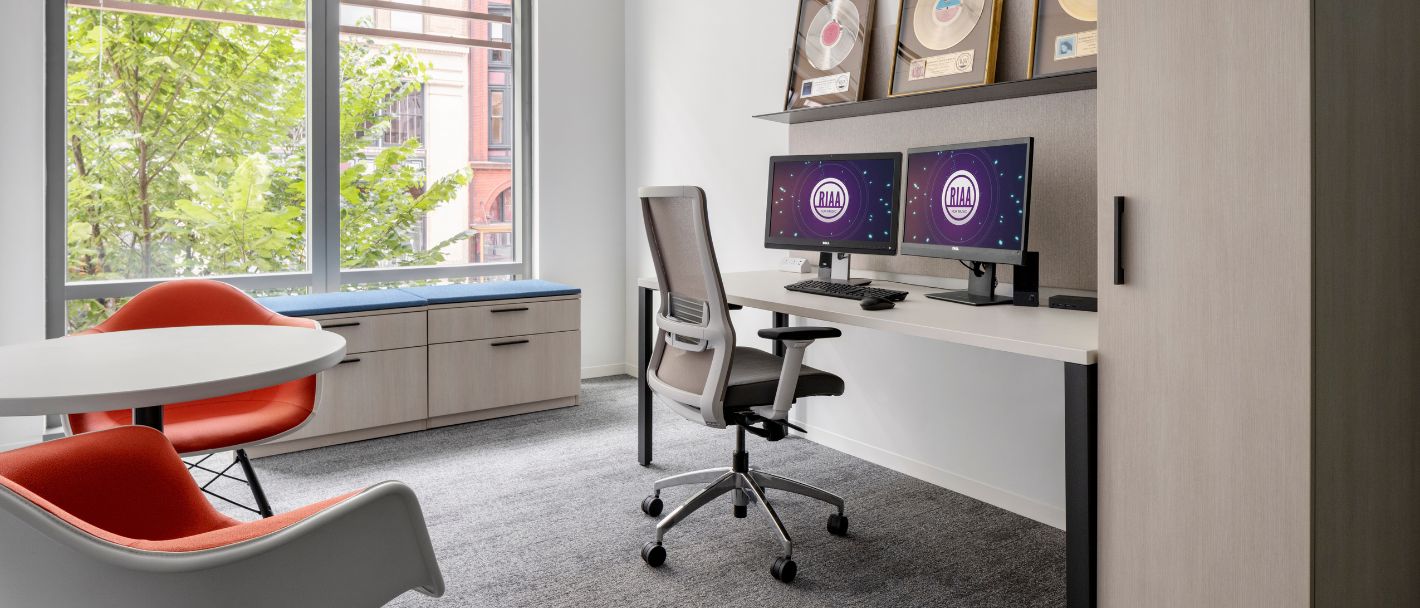 Fletcher Consulting Project Recording Industry Association of America Office Interiors