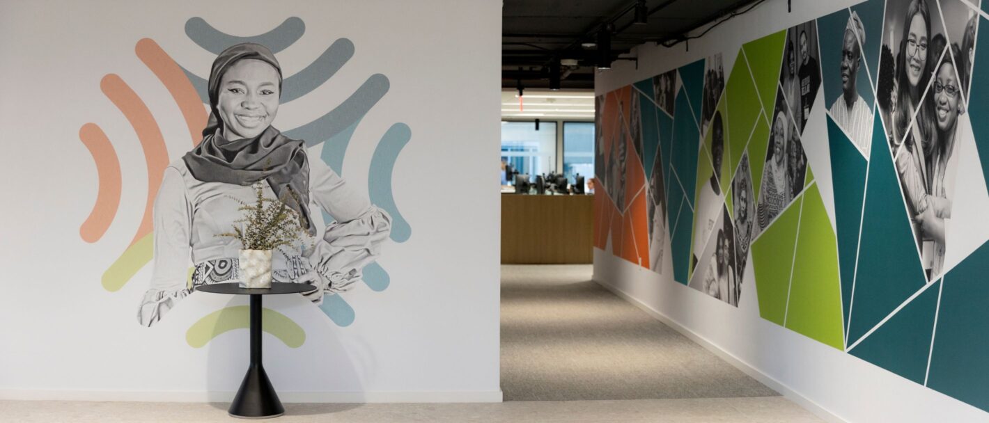 Fletcher Consulting Project International Research and Exchanges Board Hallway Murals